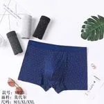 Bokserki męskie granatowe wzór geometryczny M-L-XL-XXL