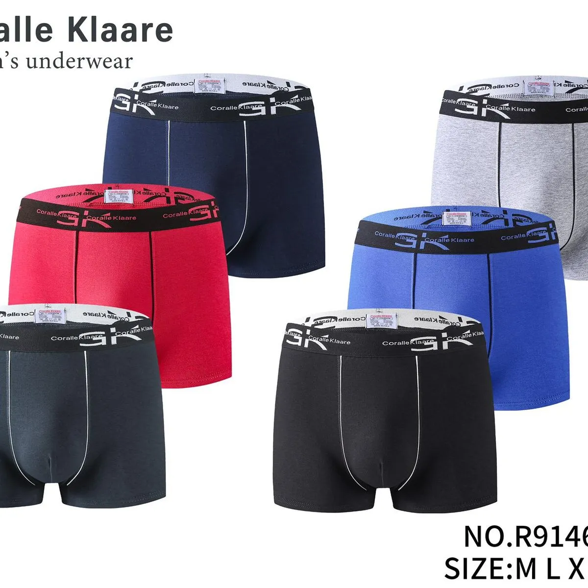Bokserki męskie Coralle Klaare M L XL XXL NO.R91462