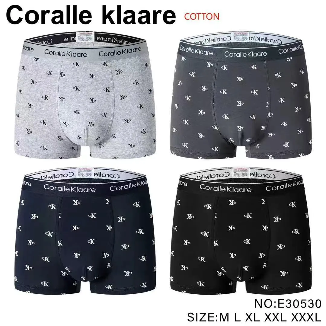 Bokserki męskie Coralle KLAAR 100% bawełna M-L-XL-XXL-XXXL NO-E30530