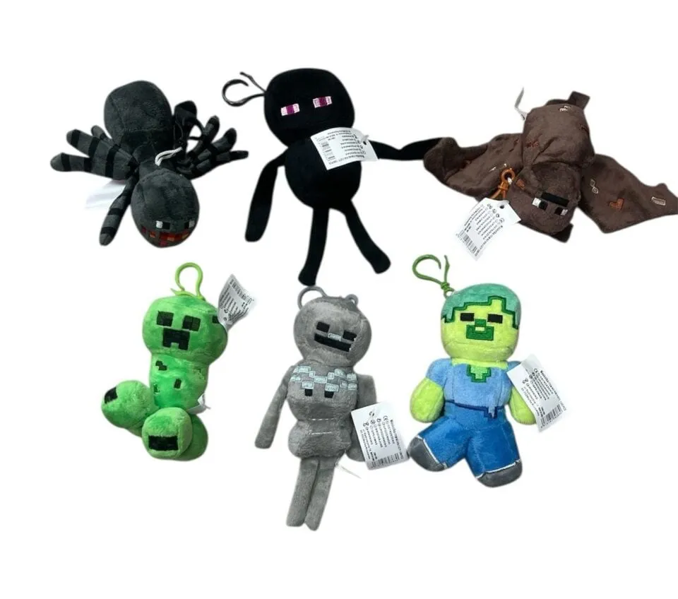 Brelok Maskotka Minecraft Pluszowa Mix Wzorów 24 szt.
