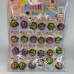 Zestaw Pinch Toys - Gumowe Gniotki Łapki, Display 24 szt.