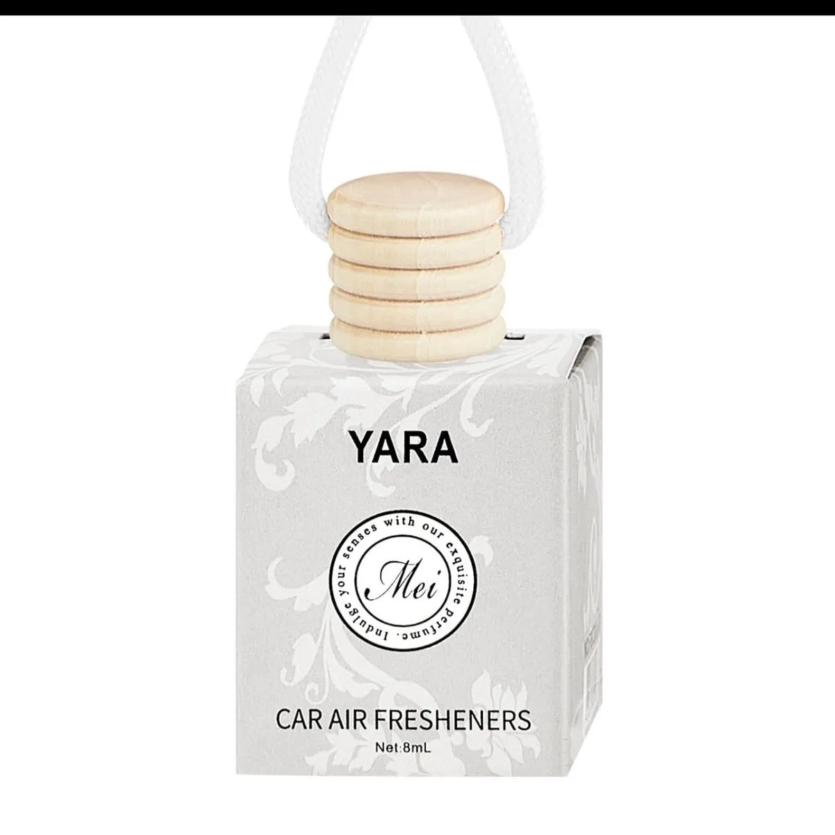 Zapachy Samochodowe YARA 8ml - Zawieszka z Drewnianym Korkiem