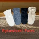 Rękawiczki damskie futrzane LGC 4 kolory