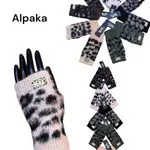 Rękawiczki damskie Alpaka wzór leopard CO15.1551