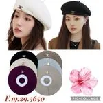 Czapki damskie beanie z logo CC, 4 kolory