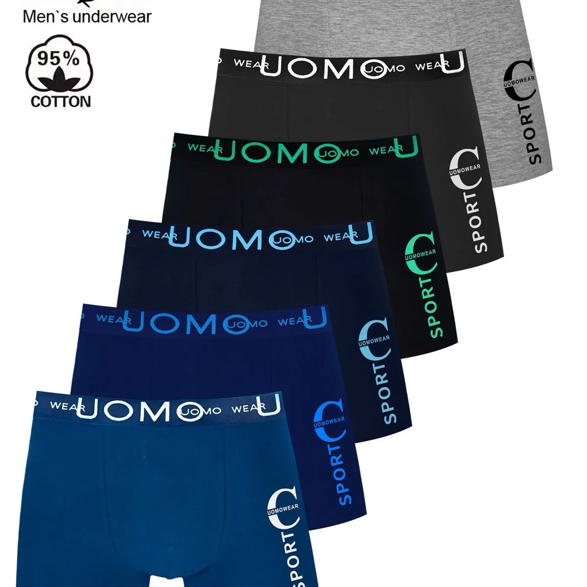 Bokserki męskie Wearmo 95% bawełna L-XL-XXL-3XL AF2260