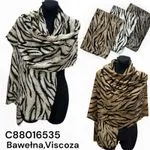 Szale damskie wiskozowe z bawiasty wzór C88016535