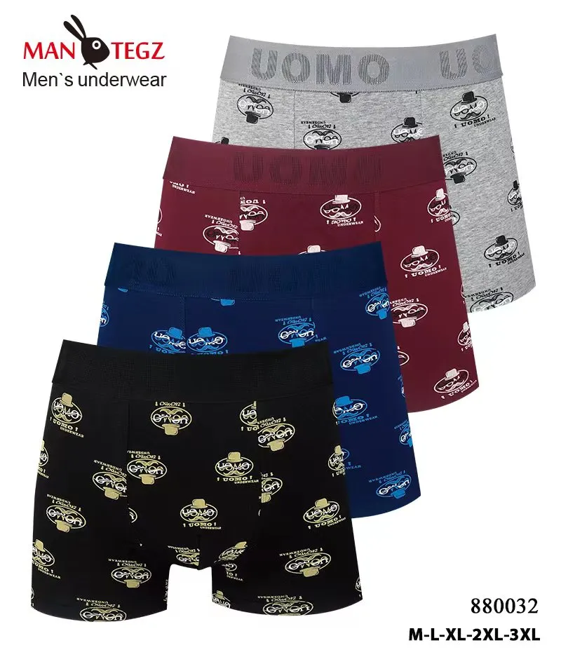 Bokserki męskie ManTegz UOMOG 4 szt M-L-XL-XXL-XXXL
