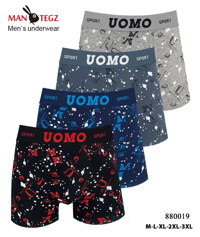 Bokserki męskie UOMO Sport 4 szt M-L-XL-XXL-3XL 880019