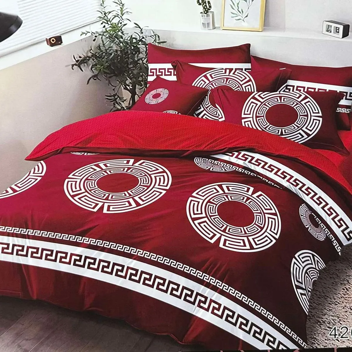 Komplet Pościel MILANO 5D Satyna Bawełna 4 CZ 160/200