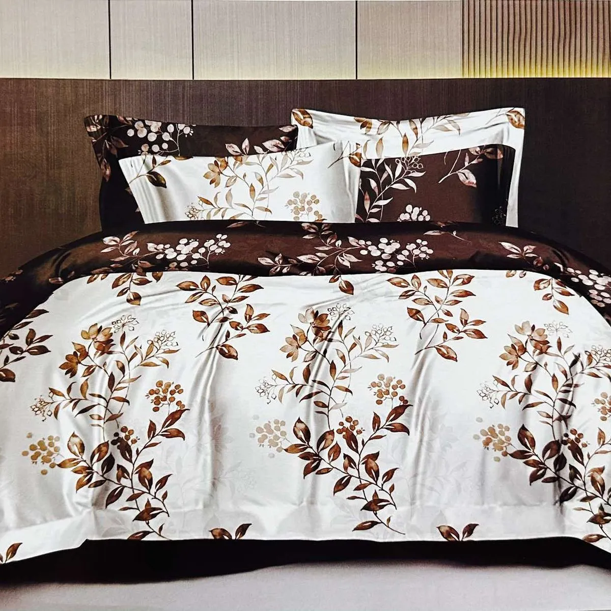 Komplet Pościel MILANO 5D Satyna Bawełna 4 CZ 160/200