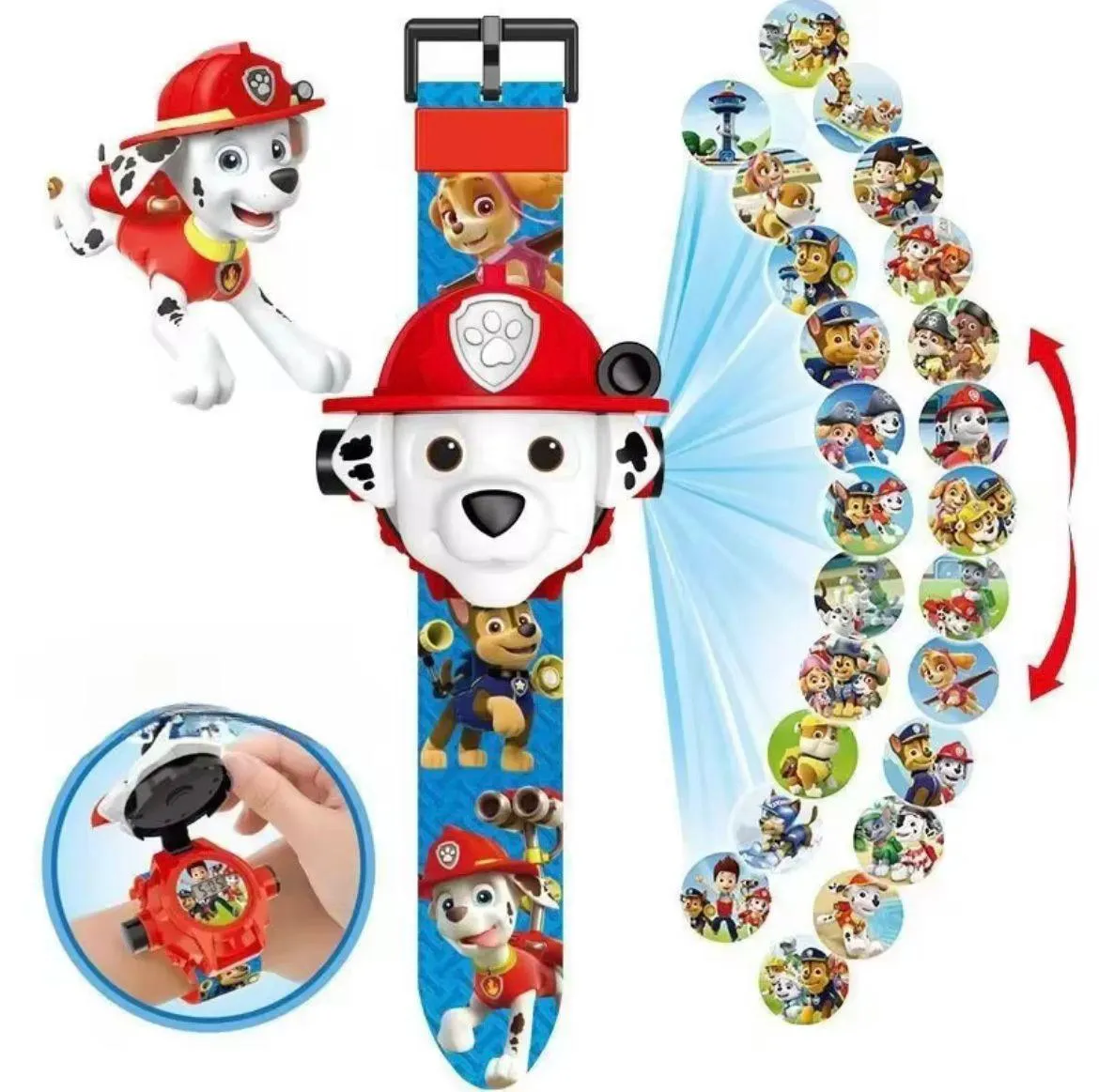Zegarek dla dzieci Paw Patrol z projektorem