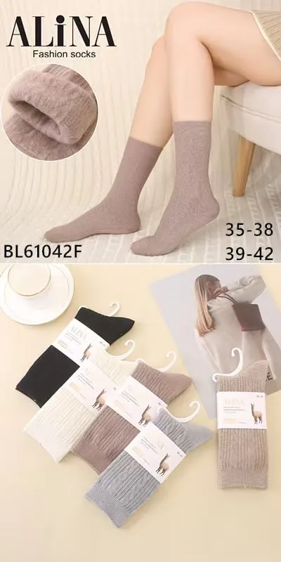 Skarpetki damskie Alina Fashion BL6104F, rozmiary 35-38/39-42