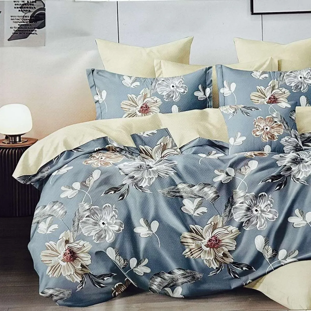 Komplet Pościel MILANO 5D Satyna Bawełna 4 CZ 160/200