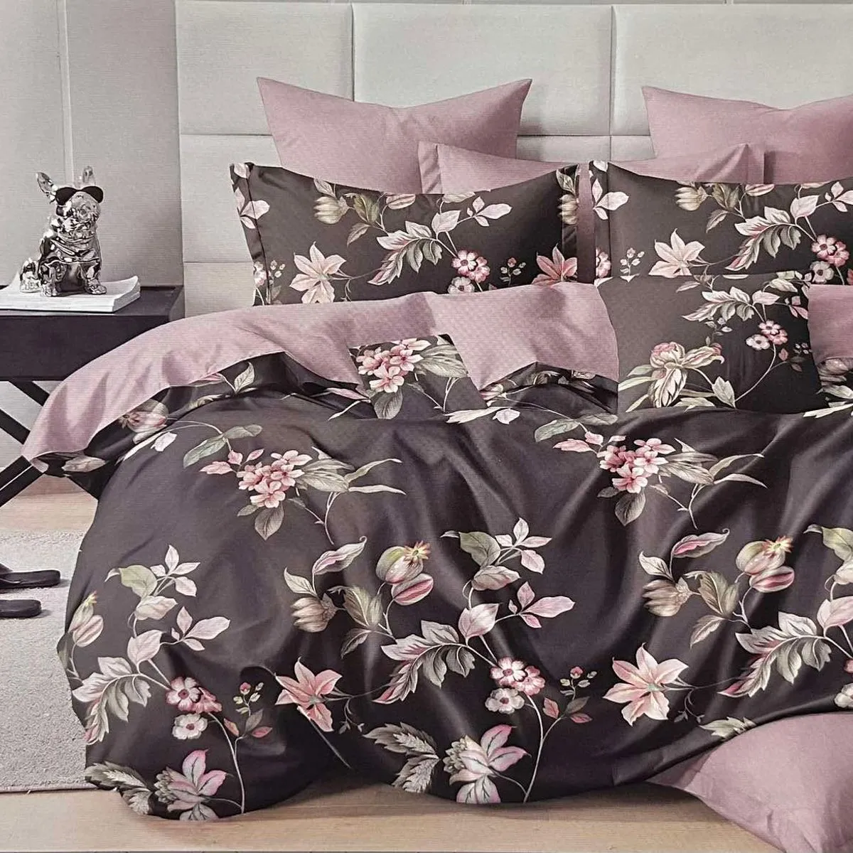 Komplet Pościel MILANO 5D Satyna Bawełna 4cz 160/200