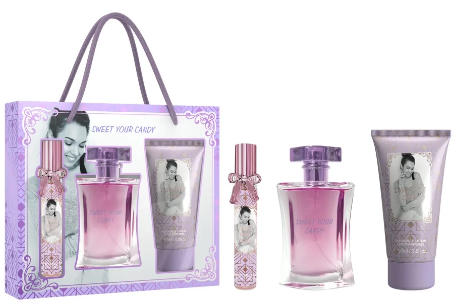 Komplet Sweet Your Candy: perfumy + mini + balsam 12 szt/op.