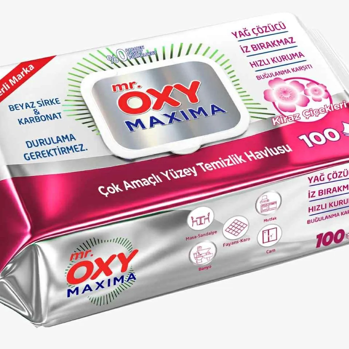 Chusteczki nawilżane Mr. Oxy Maxima 100 szt.