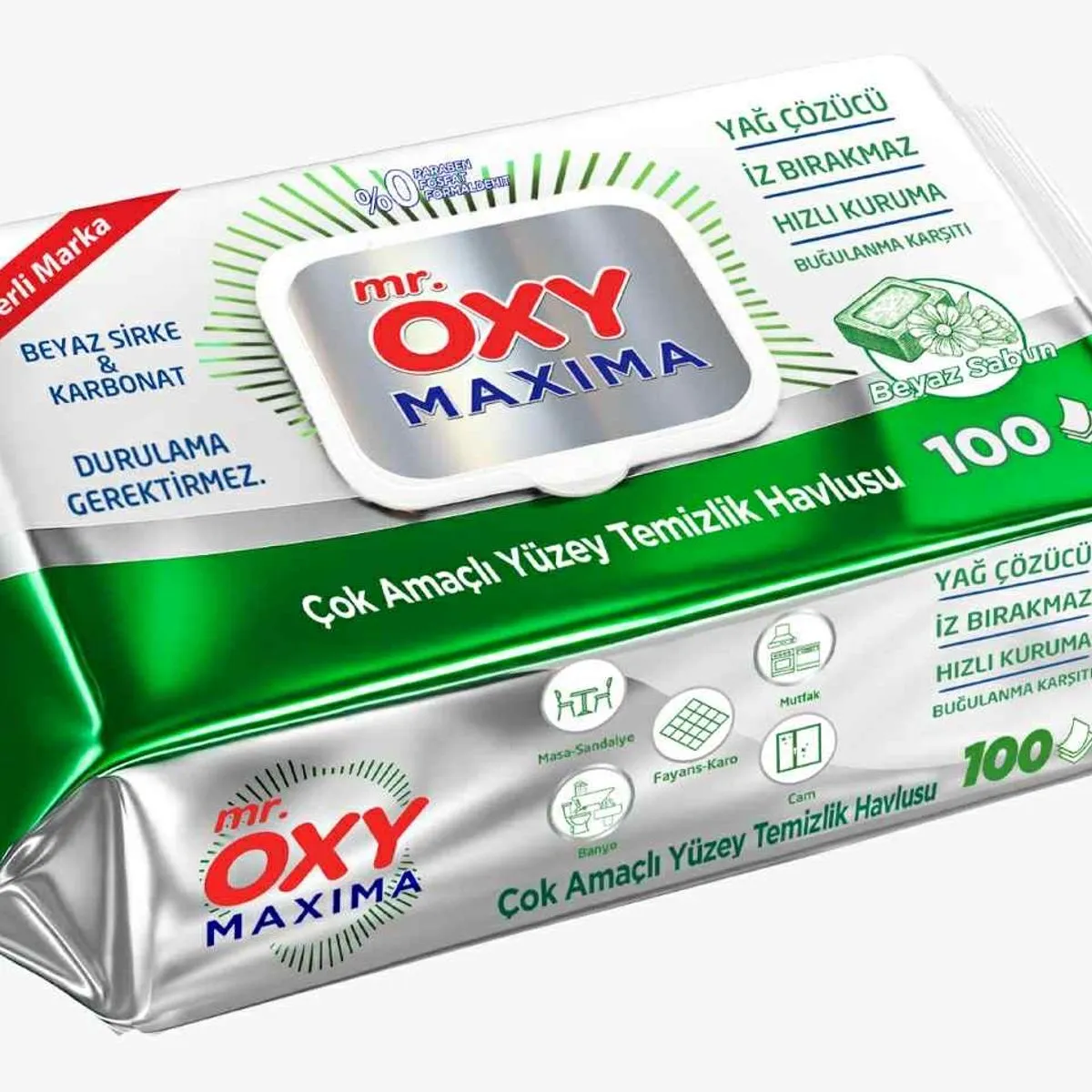 Chusteczki nawilżane Mr. Oxy Maxima 100 szt.