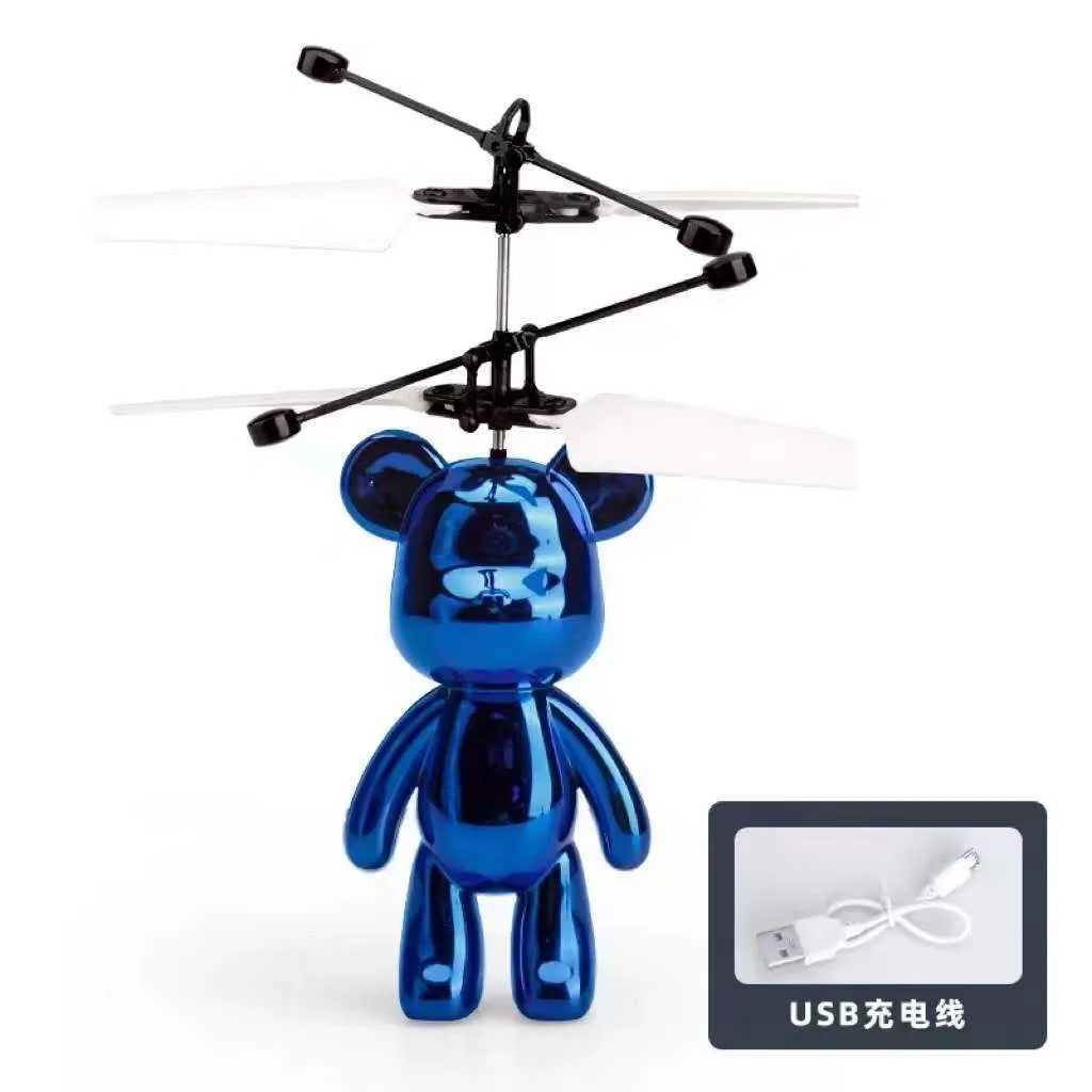 Latający Miś Flying Bear niebieski USB