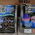 Zabawki Light Up Links świecące klocki do łączenia