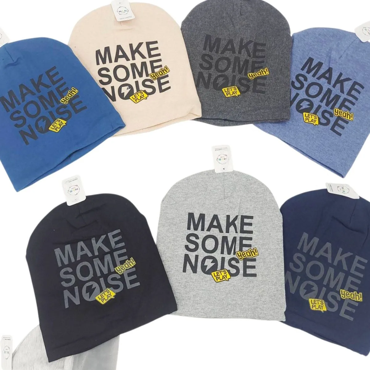 Czapki dziecięce Make Some Noise, 7 kolorów