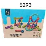 Zabawki Magnetyczne Sticks 42 PCS