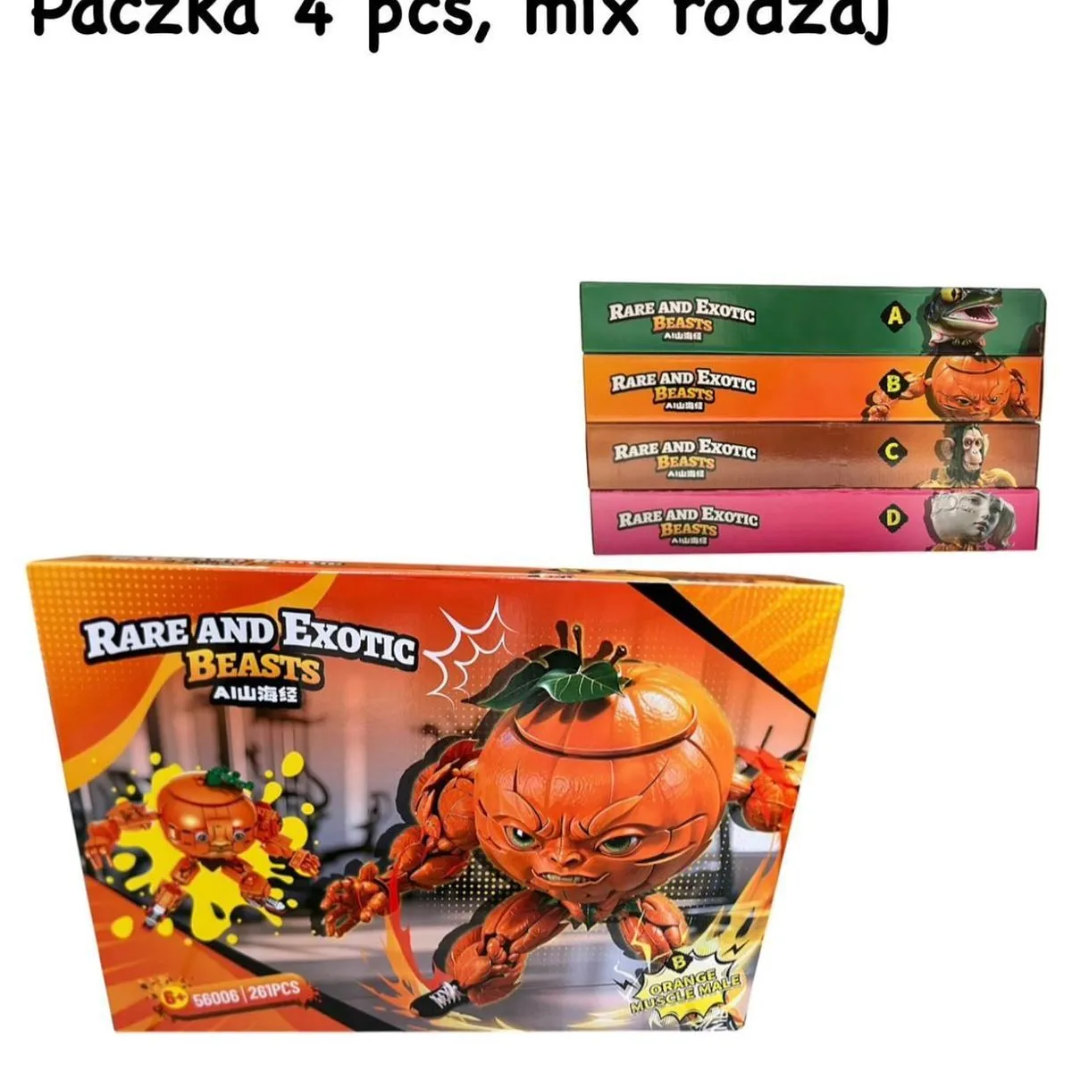 Klocki Rare and Exotic Beasts 26 pcs Mix 4 szt