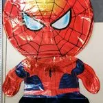 Balon foliowy Spider-Man na patyku 50 szt/opak.