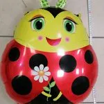Balon zabawka kształt biedronki z antenkami