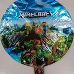 Balon foliowy Minecraft 12 cali niebieski