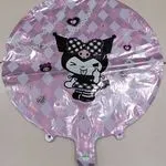 Balon foliowy Kuromi różowy 45cm