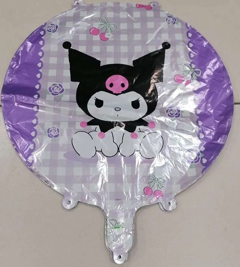 Balon foliowy Kuromi Sanrio 50 szt/opak.
