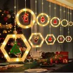 Lampka Girlanda LED 3m Świąteczna z Mikołajem i Reniferem