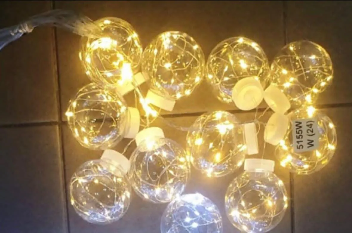 Lampka Girlanda Pompki 3m LED Żółte Kulki