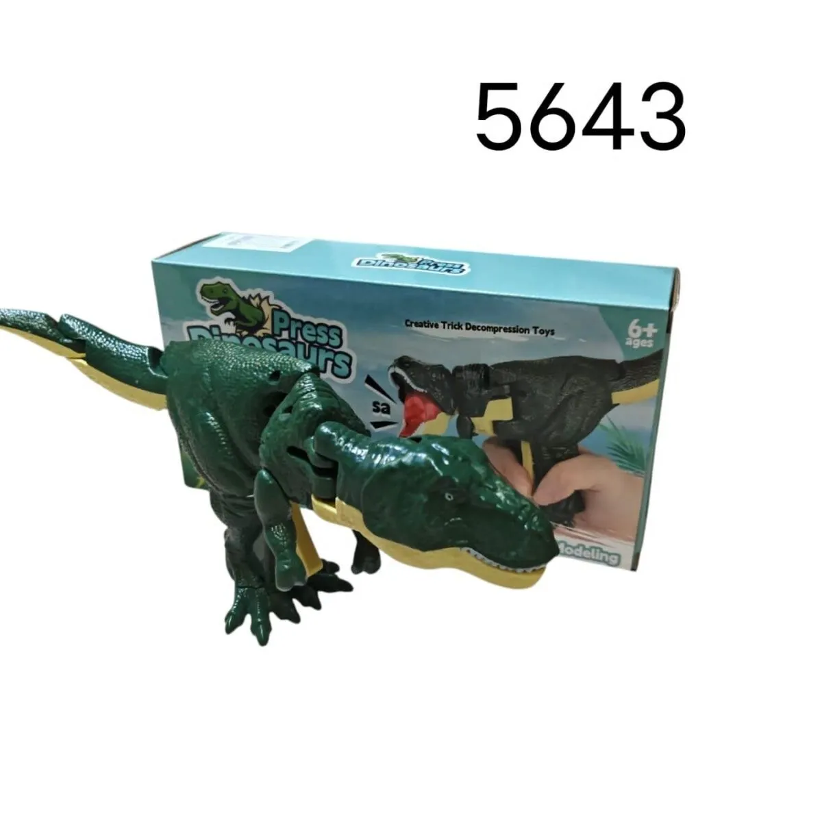 Zabawka dinozaur T-Rex na baterie Press Dinosaur Toy