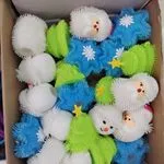 Gniotki Squeeze Toy świąteczne - Mikołaje i choinki