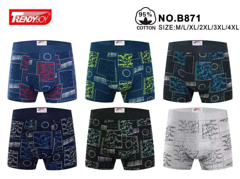 Bokserki męskie RendyBoy bawełna 95% S/M/L/XL/XXL/XXXL