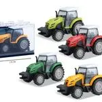 Zabawki Metalowy Traktor 12cm 4szt