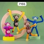 Zabawki Rurki Pop Małpa elastyczne figurki