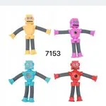 Zabawki Rurki Robot LED elastyczne 4 kolory