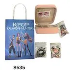 Zestaw Biżuterii Kpop Demon Hunters z Torbą i Pudełkiem