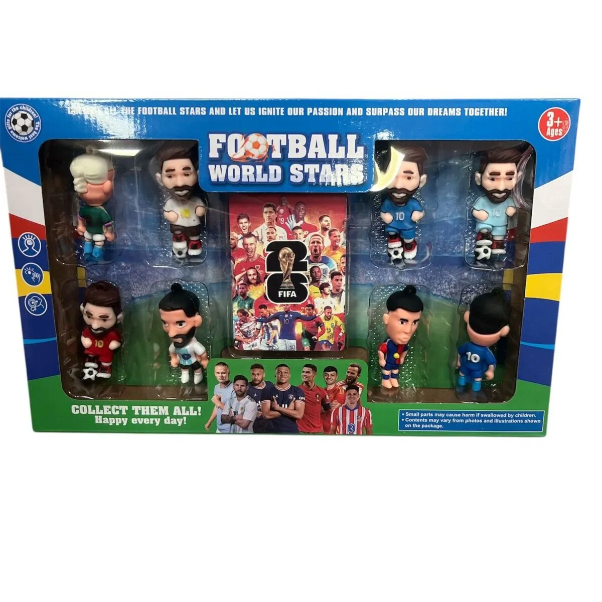 Figurki piłkarzy World Stars FIFA 2022 - zestaw 8 szt