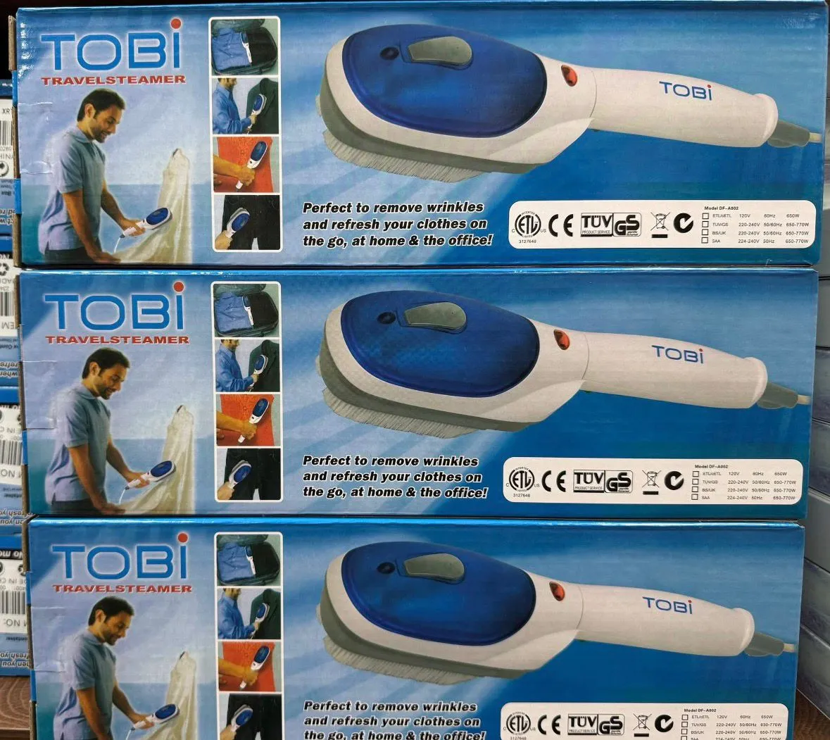 Parownica Ręczna do Ubrań Tobi Travel Steamer