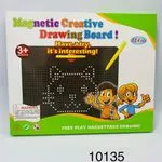 Tablica do rysowania magnetyczna kreatywna 3+ 714 pcs