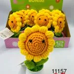 Zabawki Knitting Flower Bonsai - słoneczniki 12 szt
