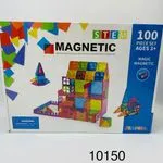 Zabawki Magnetyczne 100 elementów STEM 3+