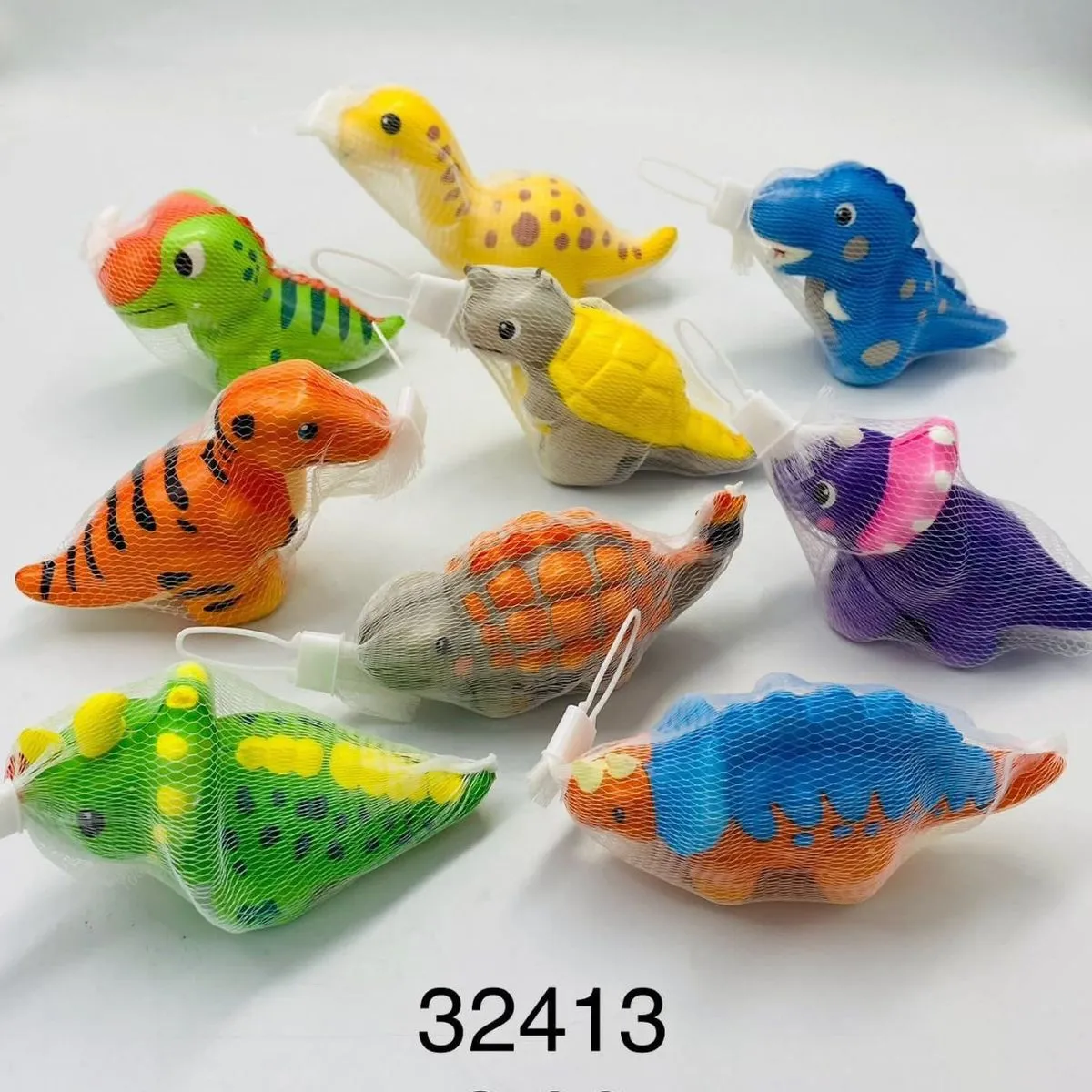 Zabawki Squeeze Dino - Gniotki dinozaury, 24 szt
