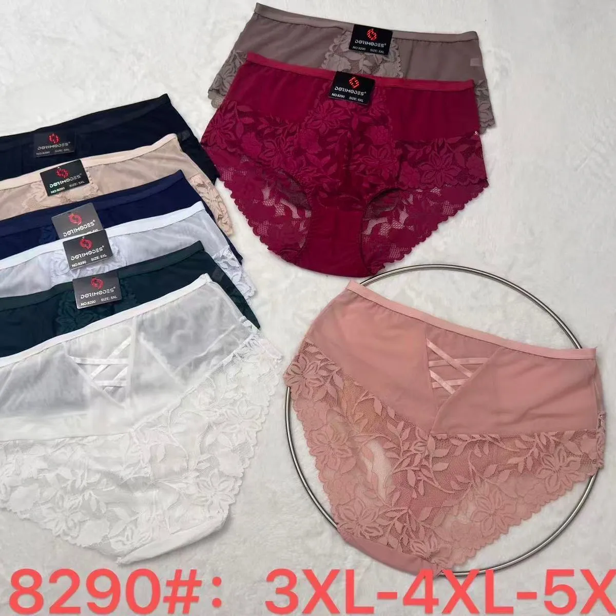 Majtki damskie koronkowe 3XL-4XL-5XL