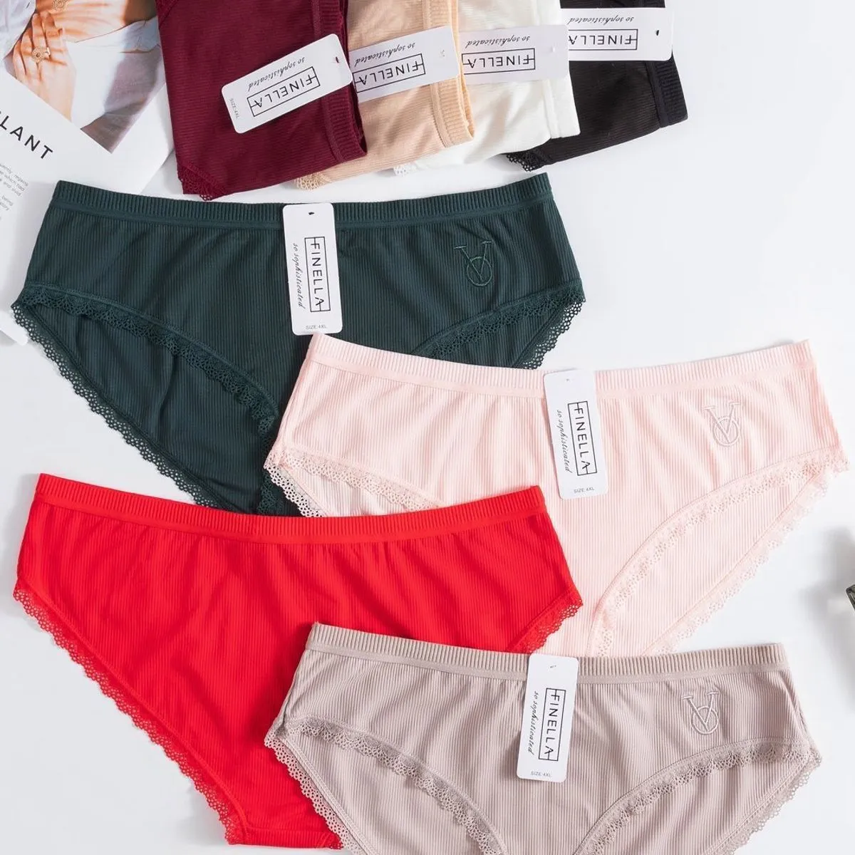 Majtki damskie Finella WNC3242 2XL 3XL 4XL