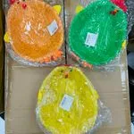 Ozdoby Wielkanocne Koszyczki Kurczaki 36x14cm